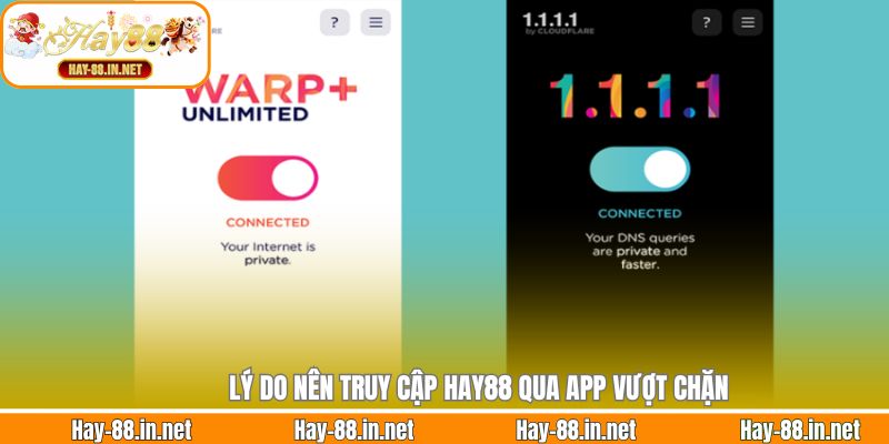 Lý do nên truy cập Hay88 qua app vượt chặn